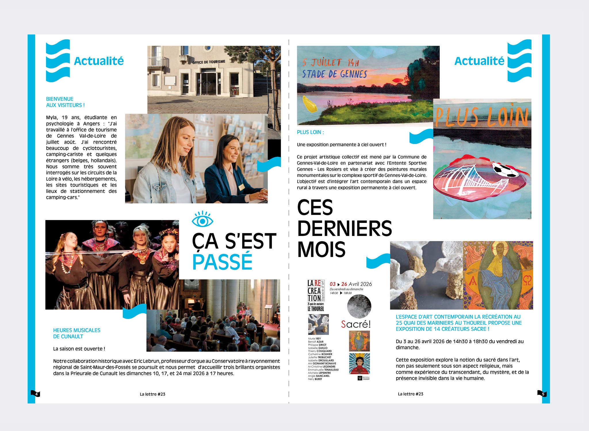 La Lettre — double page intérieure