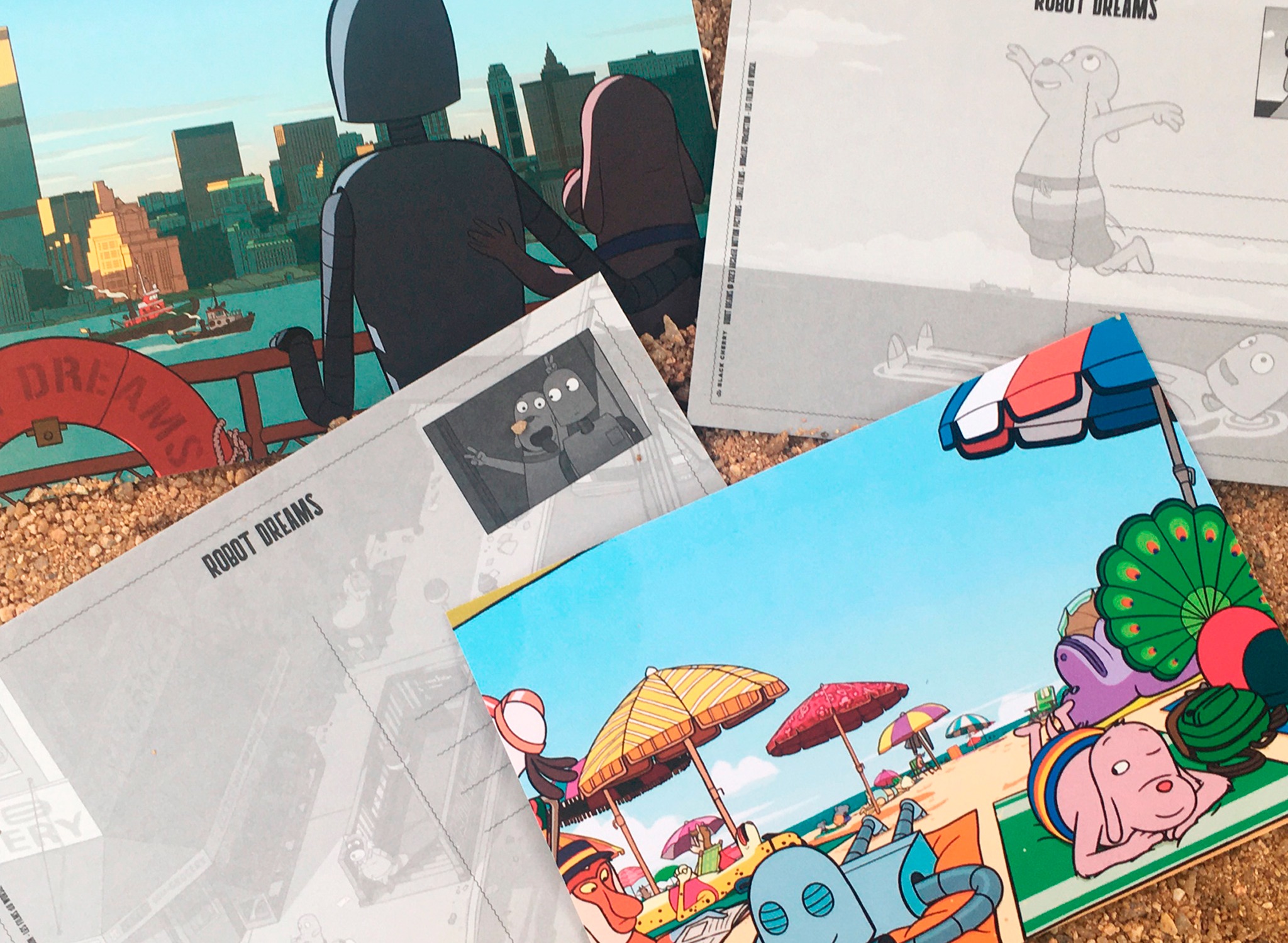 Robot Dreams — cartes illustrées