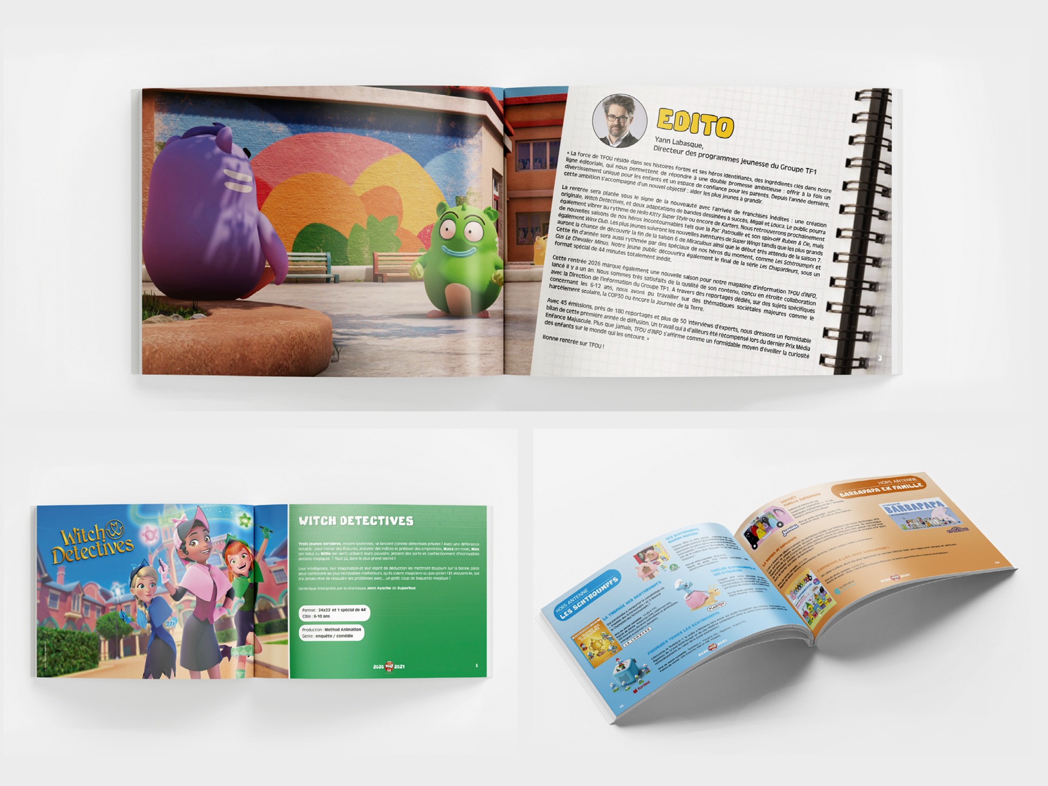 Dossier de presse TFOU 2026–2027 — doubles pages